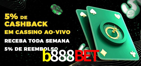 Promoções do cassino ao Vivo b888bet